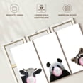 thumbnail image 6 of Elephant Stock Three Funny Animals Wall Art - Horizontal Multi Panel Canvas - Living Room Wall Decor - Humor Multi Panel - White And Gray Decor - 45" x 28", 6 of 8