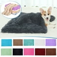 EWASWON Dog Blankets, Soft Fluffy Fleece Pet Blanket Warm Sleep Mat Paw