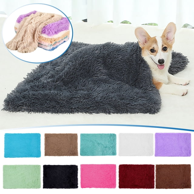 Xihbxyly Manta para Mascotas, Suave y Cálida, Ligera y Acogedora, Cómoda Cama para Perros y Gatos, Multiusos, Ideal para Sofá, Coche y Jaula. Lavable a Máquina. Medidas: 56 X 36 Cm, 78 X 54 Cm, 100 X