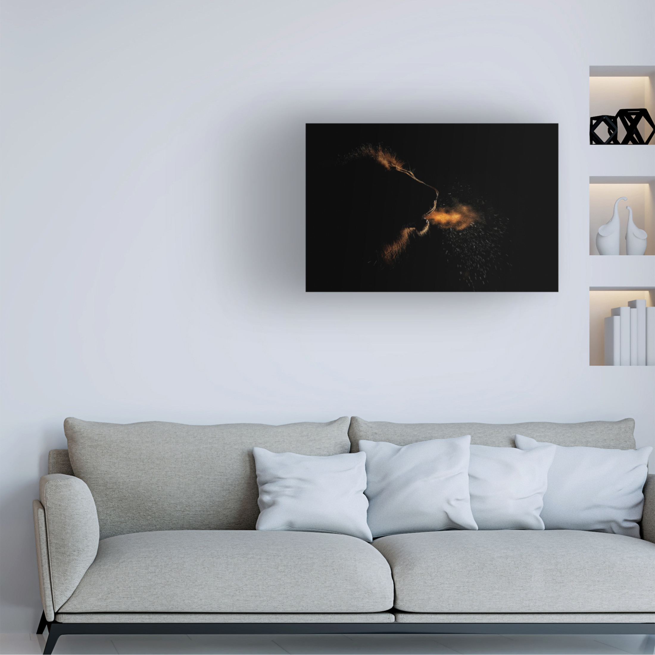 Trademark Fine Art Alessandro Catta  Breath of a King Canvas Wall Art