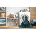 thumbnail image 2 of Ahgly Company Tapis d'Intérieur Lavables en Machine Rectangle Aigue-Marine de Transition, 2' x 3', 2 of 7