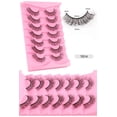 thumbnail image 2 of Nvzi -b 14 Pairs Wispy Faux Mink Lashes Fluffy Eye Lashes Natural Look Volume Fake Eyelashes ，A7084, 2 of 3