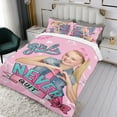 thumbnail image 3 of 3 Piece Bedding Set For JoJo Siwa Comforter Cover Set Cute Duvet Cover Sets Super Soft Teens Bedding Set Kids Bedroom Gifts,1 Duvet Cover with 2 Pillowcases Twin, 3 of 6