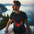 thumbnail image 5 of Summer Short Sleeve Tops Crew Neck Shirts for Men Feathery (2)Plus Size Tee Shirts XS-5XL, 5 of 5