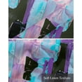 thumbnail image 6 of Abstract Paint Linen Curtain Valance for Bedroom/Bathroom/Kitchen/Office/Living/Dining Room Window,Multicolor Cool Abstract Scattered Colors Rod Pocket Topper Decorative Cafe Drapes Panel 60"x18", 6 of 6