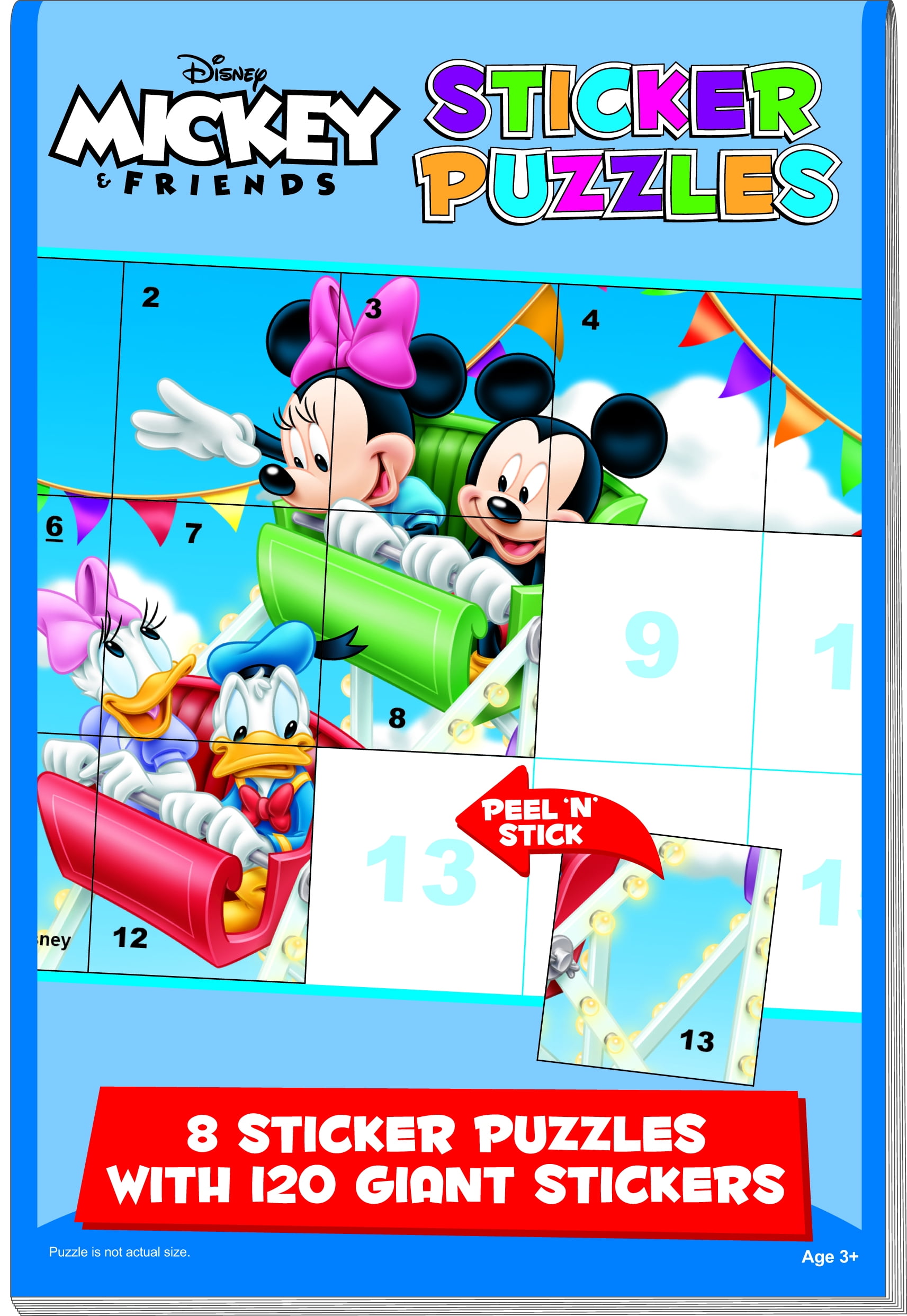 Disney Mickey Mouse Jumbled Sticker Puzzles / Lee Publications