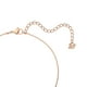 thumbnail image 2 of Collar con colgante de cisne de Swarovski en oro rosa y transparente, 2 of 6
