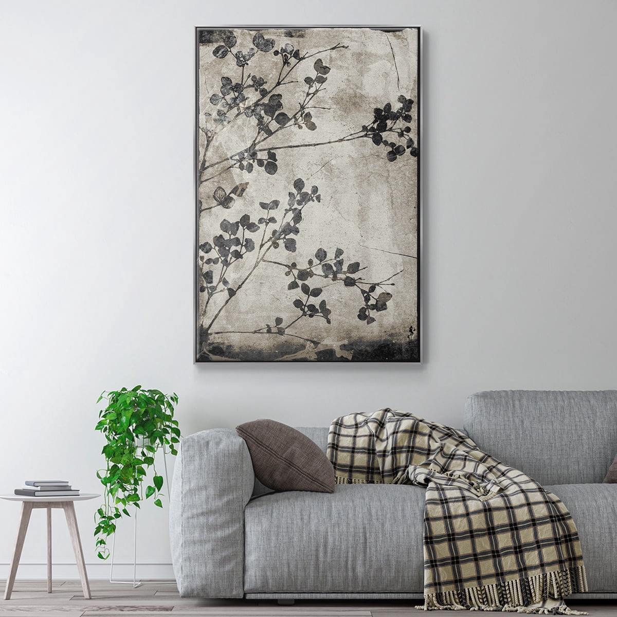 Boundless VIII Framed Premium Gallery Wrapped Canvas - Ready to Hang - 27 x 41 - Silver Floating Frame