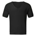 thumbnail image 4 of Men Blouses Men Small Long Sleeve Shirts Loose Fit Tunic Spandex Tee Shirts Casual Tee T Shirt Thin Long Sleeve Tall Lady Body Fit Tops Mens Summer Tunics Tees Pocket Shirt Men's Black XL, 4 of 5
