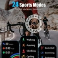 thumbnail image 6 of Military Smart Watch for Men, IP68 Waterproof Tactical Sports Watch, Outdoor Rugged Smart Watches for Men with Fitness Tracker Heart Rate Compatible with Android iOS, 6 of 6