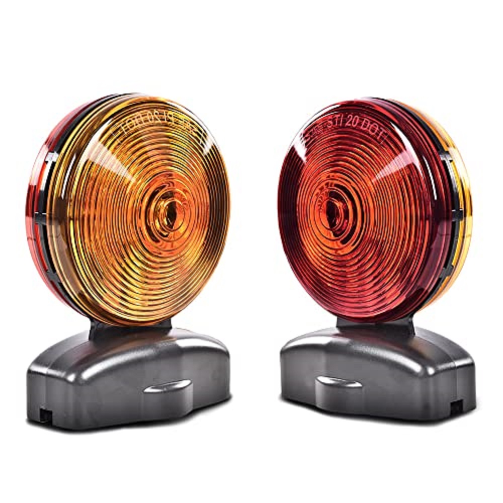 Universal Magnetic Towing Tow Light Kit 12V Trailer RV Dolly Tail Towed Car Boat Truck