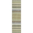 thumbnail image 2 of Addison Rugs Chantille Indoor/Outdoor Transitional Stripes Aloe Machine Washable Runner Rug, 2'3" x 7'6", 2 of 8