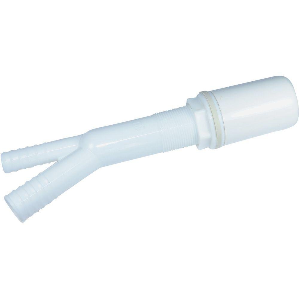 PartsmasterPro Dishwasher Air Gap with Cover in White