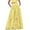 Yellow-03, variant on Perfectbot Women's Trendy Eyelet Maxi Skirt Embroidered Lace Hollow Out Flowy Swing Party Club Skirt
