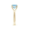 thumbnail image 3 of ANGARA Natural Solitaire 1.95 ct Aquamarine Split Shank Engagement Ring in 14K Yellow Gold for Women (Size-8mm) | March Birthstone, Anniversary, Jewelry Gift for Women | Natural Aquamarine Ring, 3 of 10