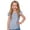 Bleu Ciel, variante sur T-shirts Décontractés Amples pour Filles, Couleur Bonbon, Manches à Volants, Col Ras du Cou, Manches Courtes, pour Enfants