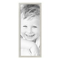 thumbnail image 2 of ArtToFrames 14" x 36" Slanted Lip White Picture Frame, 14x36 inch White Wood Poster Frame (WOM-4825),  Pack, 2 of 7