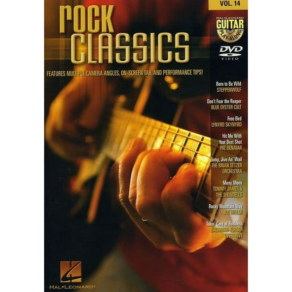 Guitar Play Along: Rock Classics: Volume 14 (DVD), Hal Leonard, Special Interests
