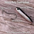 thumbnail image 3 of 5 Pack Catfish Float Rigs Demon Dragon Catfish Rattling Line Float Santee Cooper Rig Catfishing Tackle Fishing Fishing Wire Leader with Snap and Circle Hook, 3 of 7