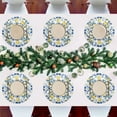 thumbnail image 7 of Ryvnso Lemon with Bohomia Round Plate Mats Dining Table Placemat Set of 4 for Holiday Decoration, 7 of 7
