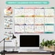 thumbnail image 4 of Calendario borrable laminado de doble cara | Planificador anual reutilizable con superficie de borrado en seco | Diseño grande con fecha abierta para la familia, la oficina y la escuela, 4 of 5