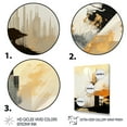 thumbnail image 3 of Designart "Gold and Grey Sunset Collage II" Abstract Canvas Wall Art - Modern Black Abstract Collages Entryway Wall Art Print, 3 of 6