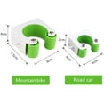 thumbnail image 2 of Bike Parking Buckle Cycling Racks & Stands Bicycle Wall Mounted Hanger Bike Vertical Storage Holder Clip for Bicycles Display, 2 of 8