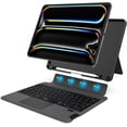 thumbnail image 1 of iPad Pro 12.9 Case with Keyboard: Detachable Wireless iPad Pro 12.9 Keyboard 6th 5th 4th 3rd Gen, iPad 12.9 Case with Key Board & Pencil Holder | Mul, 1 of 6