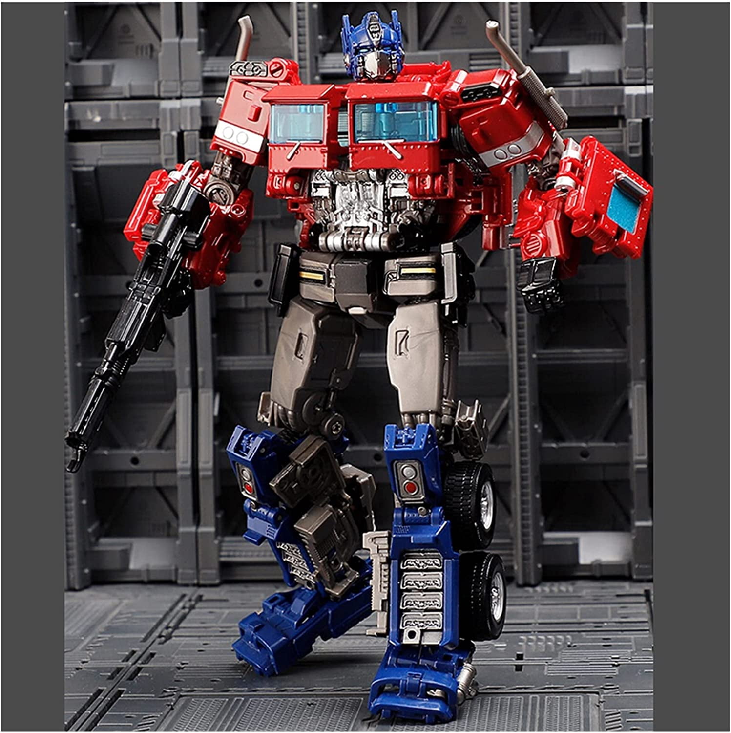 New Optimus Prime SS38 OP Sai Star Commander Truck Deformation KO Character Anime Statue Figure Desktop Ornament Popular Decorations Fan Souvenirs Creative Gift Collection