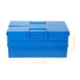 thumbnail image 4 of Phenofice 1Pack Tools Handy Box Rectangular Storage Tool Box Iron Double-layer Design for Handyman, 4 of 4