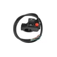 thumbnail image 2 of Interruptor Universal para manillar de motocicleta, giratorios fáciles de usar, luces de señal de botón de bocina prácticas y resistentes para shamjiam Interruptor de moto, 2 of 8