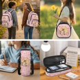 thumbnail image 2 of KUIFORTI Capybara Strawberry 4Pcs Elementary Girls Backpack Set, Cute Kids School Bag with Lunch Box for Back to School, Bookbag with Pencil Case Water Bottle Sleeve, 2 of 6
