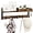 Rustic Brown, variant on Coat Rack with Hooks, Wall Mount with Key and Mail Holder, 26 Inch Long Coat Hanger - Wood Entryway Shelf for Hanging Hat, Jacket, Backpack, Purse - Rustic Brown