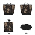 thumbnail image 3 of Large Capacity Insulated Tote Bag16.1×13.4×7.5in Thermal Insulation And Easy To Clean Strong Bearing Capacity Can Be Reused Argyle Plaid Brown_17043_2, 3 of 8