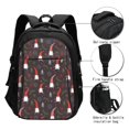 thumbnail image 3 of Balery Cute Christmas Gnomes Mochila con carga USB para hombre y mujer - Mochila impermeable y antirrobo para portátil con puerto USB para viajes, trabajo, estudios y universidad, 3 of 7