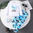 thumbnail image 2 of Gubotare Fall Pajamas Kids Boys' Long Sleeve Snug Fit Cotton 2 Piece Pajamas Size 7-8 (Sky Blue,7-8 Years), 2 of 9