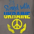 thumbnail image 3 of CafePress - Support Ukraine I Stand With Ukraine P T Shirt - Womens Comfort Colors® Shirt, 3 of 4