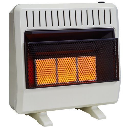 Avenger Dual Fuel Ventless Infrared 30 000 Btu Natural Gas Propane Wall Mounted Heater With Automatic Thermostat Walmart Com Walmart Com