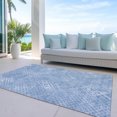 thumbnail image 6 of Addison Rugs Chantille Indoor/Outdoor Transitional Squares Sky Washable Rectangle Rug, 8' x 10', 6 of 6