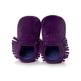 thumbnail image 3 of Baby Shoes PU Suede Leather Newborn Soft Shoes Fringe Non-slip Footwear Crib, 3 of 7