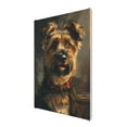 thumbnail image 2 of 8x12 inch Canvas Frameless Painting Glasses Puppy,Farmhouse Yard,Man Cave,Bar,Kennel Decor Wall Art Prints,Classic Glasses Puppy Vintage Style Oil Paintings On Canvas,Gift For Dog Enthusiast, 2 of 6