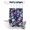 Purple, Lavender, Blue, Silver, variant on No Hook Shower Curtain, Jewelry Shower Curtains for Bathroom with See Through Top Window, Blue Purple Gemstone Classic Black Waterproof & Washable Bath Curtain Stand Up Stall 36"x72"