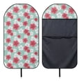 thumbnail image 6 of Uorisanigo Car Seat Towel Covers, Universal Pink Hibiscus Flowers Front Bucket Seat Cover Fit for Auto Truck Van SUV, Waterproof Non-Slip Towel Seat Protector for Gym/Pet, 6 of 6