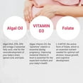 thumbnail image 4 of Naturalis Vegan Prenatal with Full Specrum Omega-3 | Algae DHA, EPA, DPA, Vitamin D3 & Active Folate L 5-MTHF | Vegan Society Certified, Sustainably Sourced, Non-GMO & Soy Free | 60 Veggie Softgels, 4 of 6