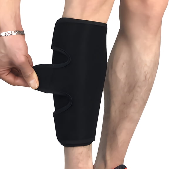 XIRQI Calf Brace,Shin Splint Compression Sleeve(1 Pair)For Swelling,Edema,Hiking,Training,Adjustable Calf Support,Shin Brace for Men and Women
