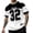 Black, variant on Men’s Short Sleeve Crew Neck Jersey Style T-Shirt with Large Number 32 Print and Athletic Design for Casual Wear
