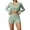 Light Green#206, variant on LIIPEE Women Outfits 3 Piece Solid Color Long Sleeve Jacket Sport Bar Tight Shorts Yoga Running Fitness Set Woman Classic Indoor Outdoor Wear Outfits,Blue,S