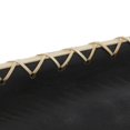 thumbnail image 5 of DecMode 24" x 7" Black Mango Wood Handmade Nesting Tray with Hand Sewn Seagrass Accents, 1-Piece, 5 of 9