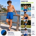 thumbnail image 7 of Quad Seven Boys Swim Trunks Quick Dry Swimming Shorts with Compression Liner, 7 of 7