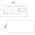 thumbnail image 3 of Blank Gift Certificates | 30 Pack | 3.75 x 8.25" inch Size Gift Card | Small Business Gift Certificate, Fill In Gift, 3 of 5